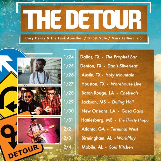 Tour Schedule for Cory Henry and The Funk Apostles